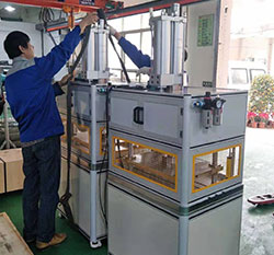 4臺(tái)氣液增壓機(jī)出貨啦，5噸高壓油壓出力型